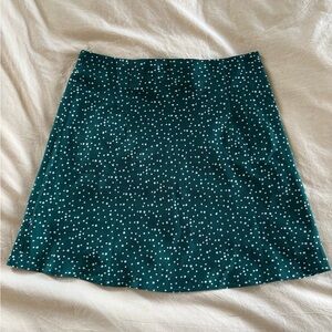 Princess Polly Green A-Line Mini Skirt for Night Out